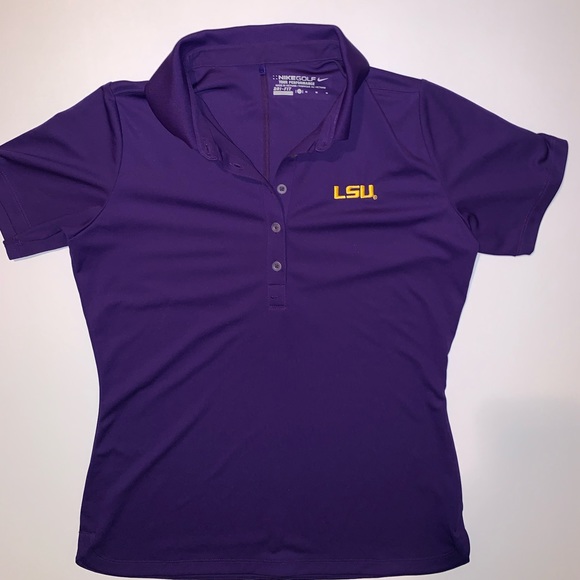lsu women's polo shirt